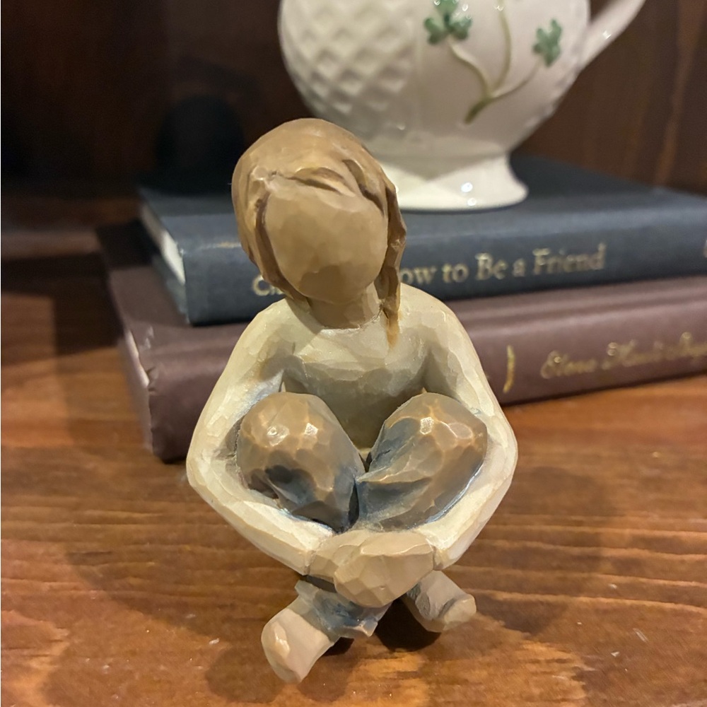 Handcrafted Figurine in Earth Tones